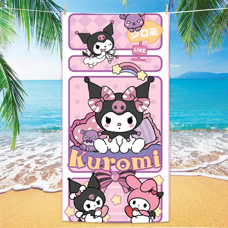 Cartoon Character Beach Towel1