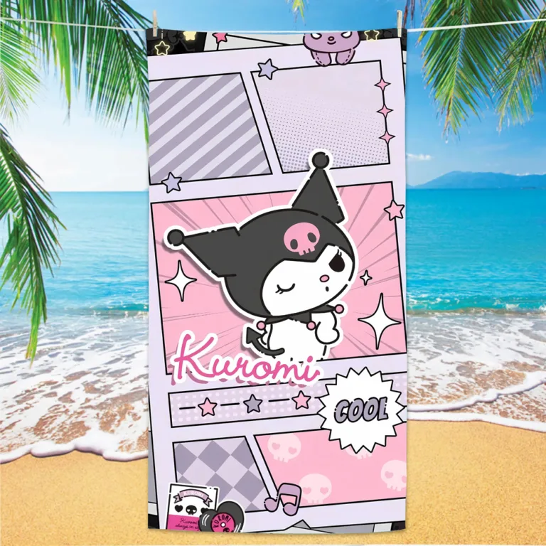 Cartoon Character Beach Towel3