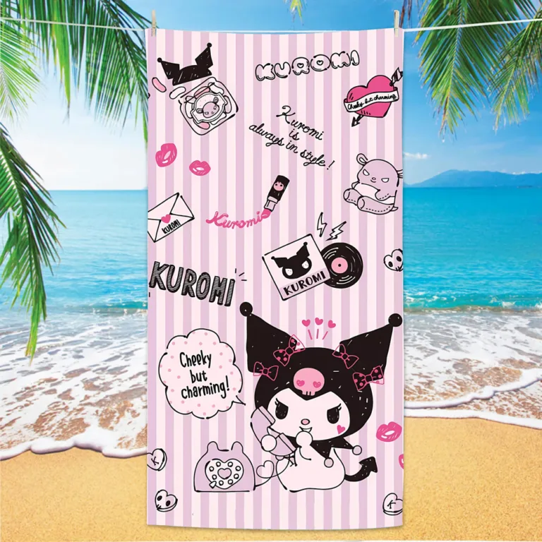 Cartoon Character Beach Towel5