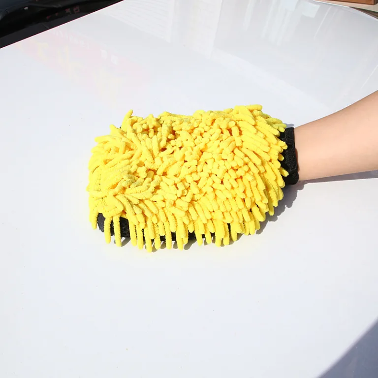 Chenille Microfiber Car Wash Mitt4