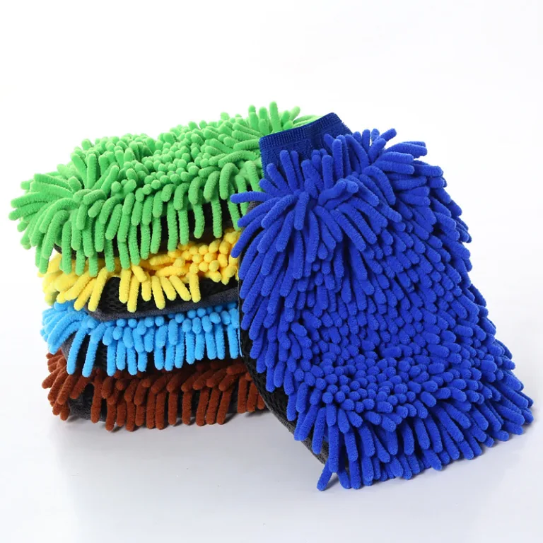 Chenille Microfiber Car Wash Mitt8