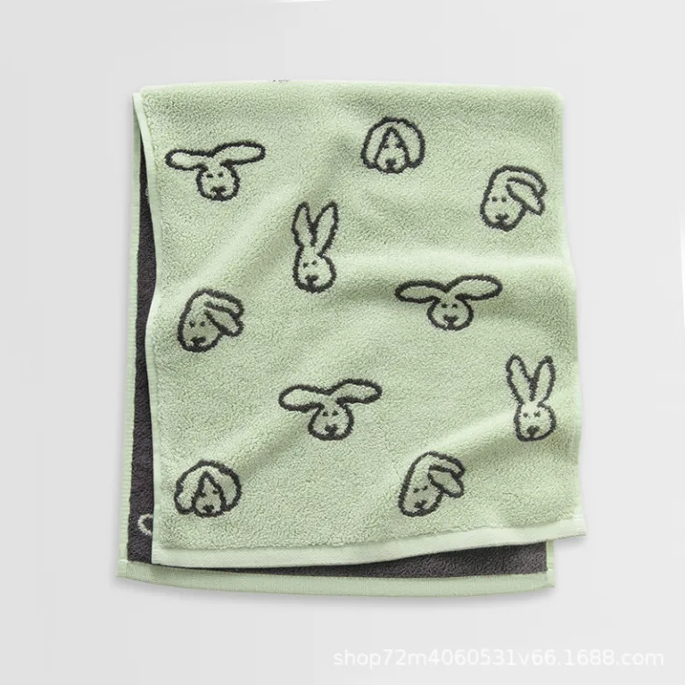 Cute Pattern Jacquard Cotton Towel6