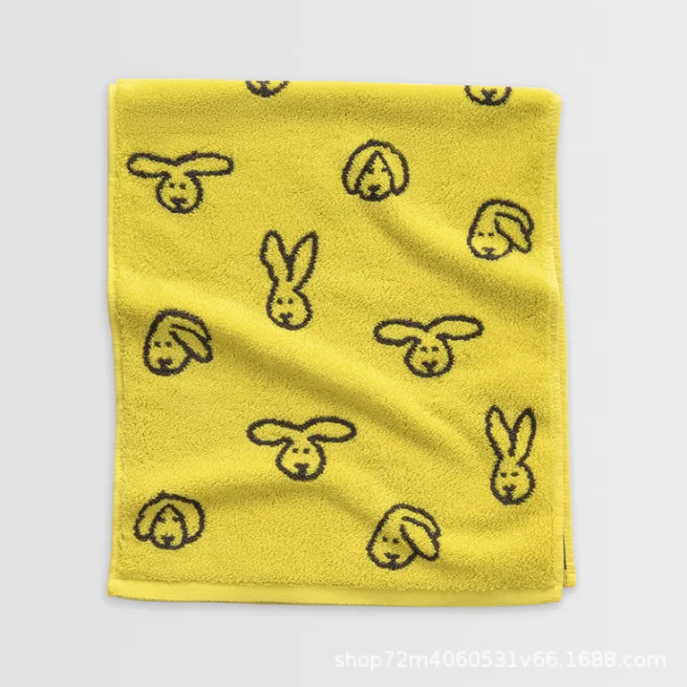 Cute Pattern Jacquard Cotton Towel8