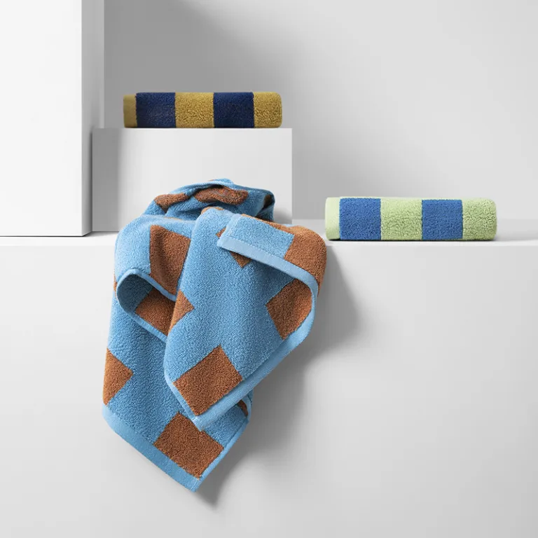 Geometric Jacquard Cotton Towel2