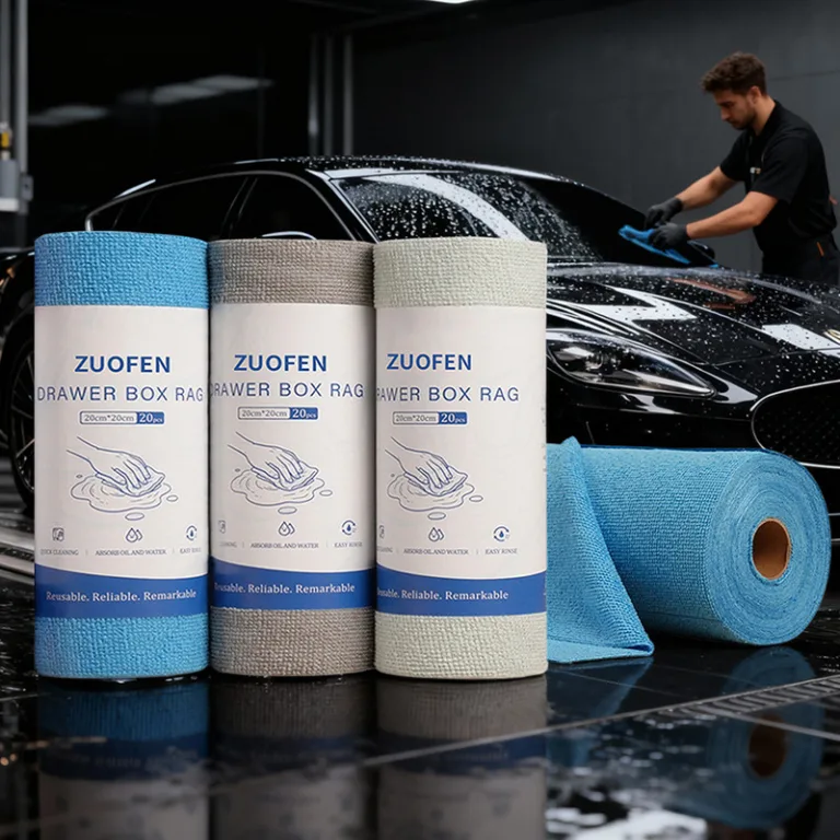 Microfiber Car Cleaning Towel Roll2