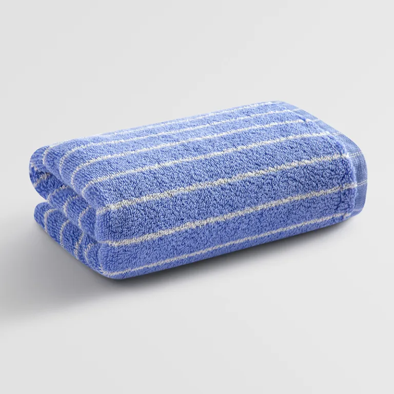 Narrow Stripe Cotton Bath Towel1