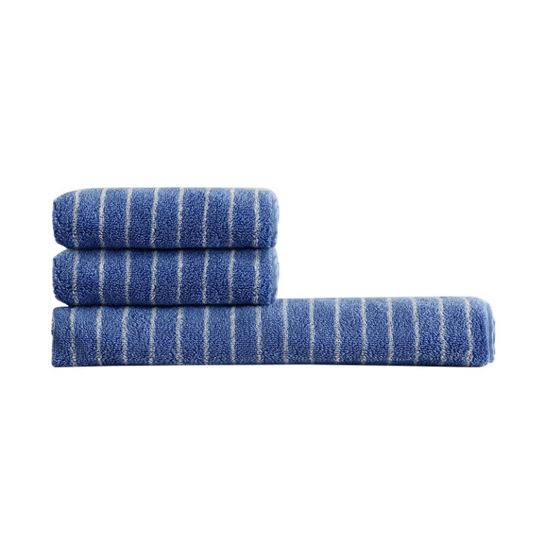 Narrow Stripe Cotton Bath Towel11