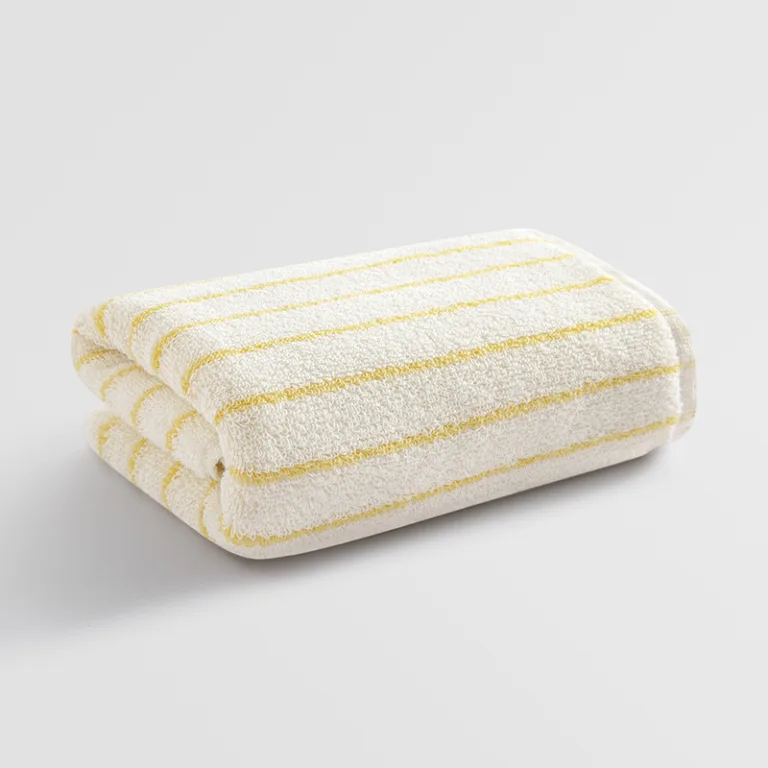Narrow Stripe Cotton Bath Towel3