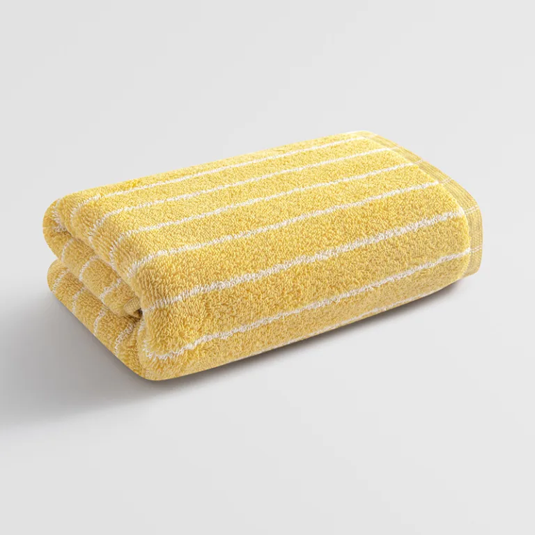 Narrow Stripe Cotton Bath Towel4