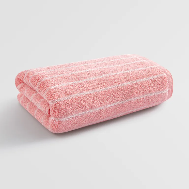 Narrow Stripe Cotton Bath Towel7