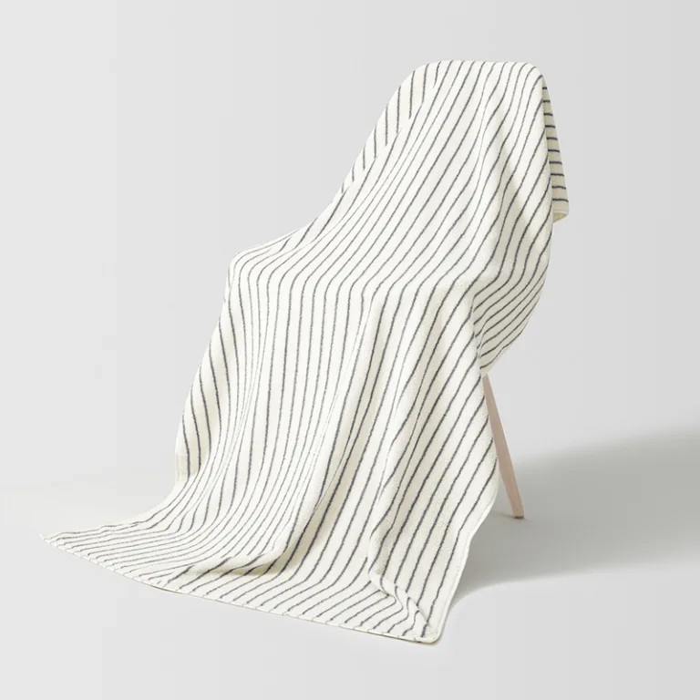 Narrow Stripe Cotton Bath Towel9