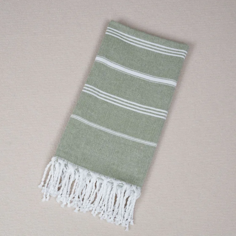 Turkish Hammam Beach Towel with Tassels3