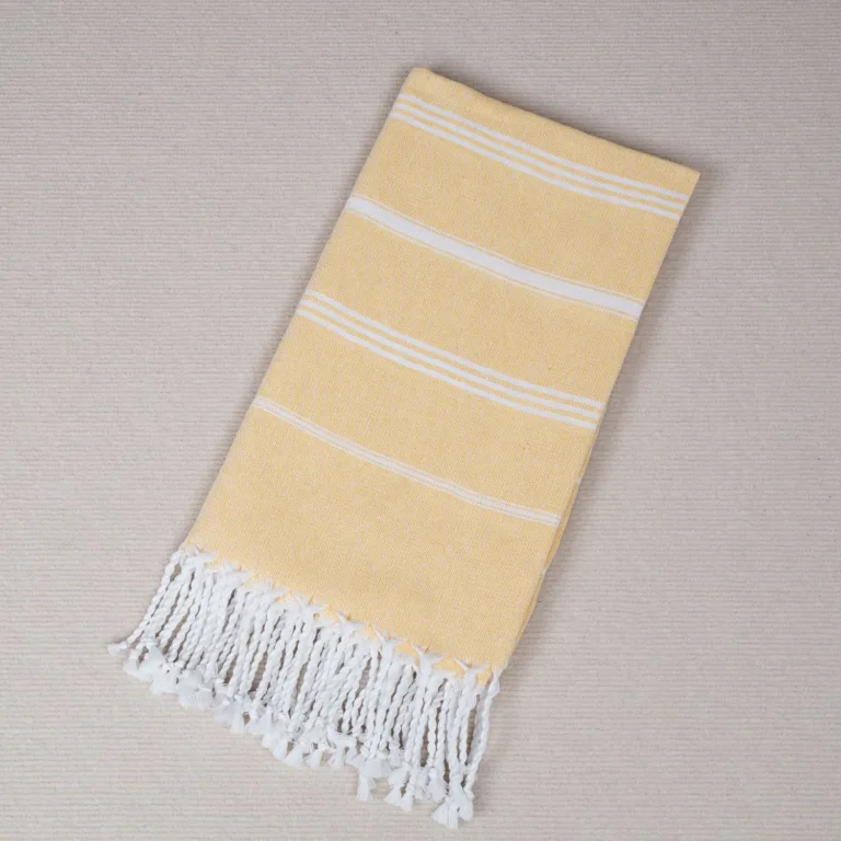 Turkish Hammam Beach Towel with Tassels4