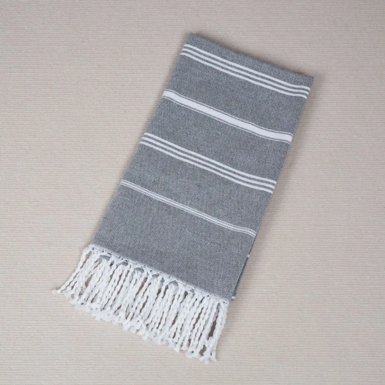 Turkish Hammam Beach Towel with Tassels6