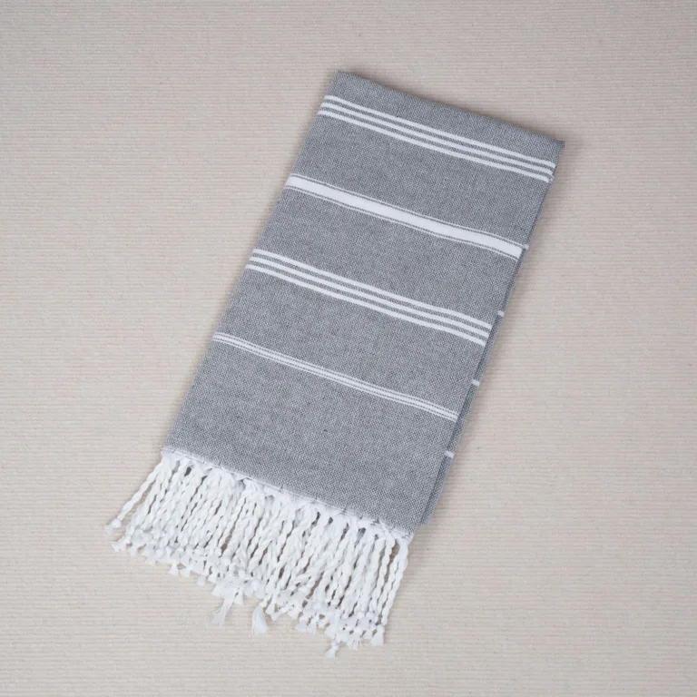 Turkish Hammam Beach Towel with Tassels7