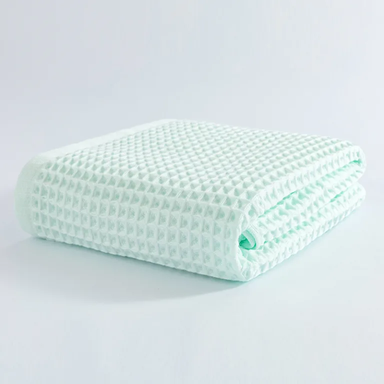 Waffle Weave Cotton Bath Towel5