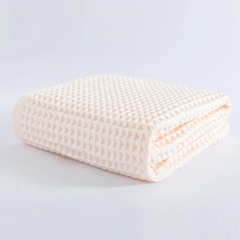 Waffle Weave Cotton Bath Towel6