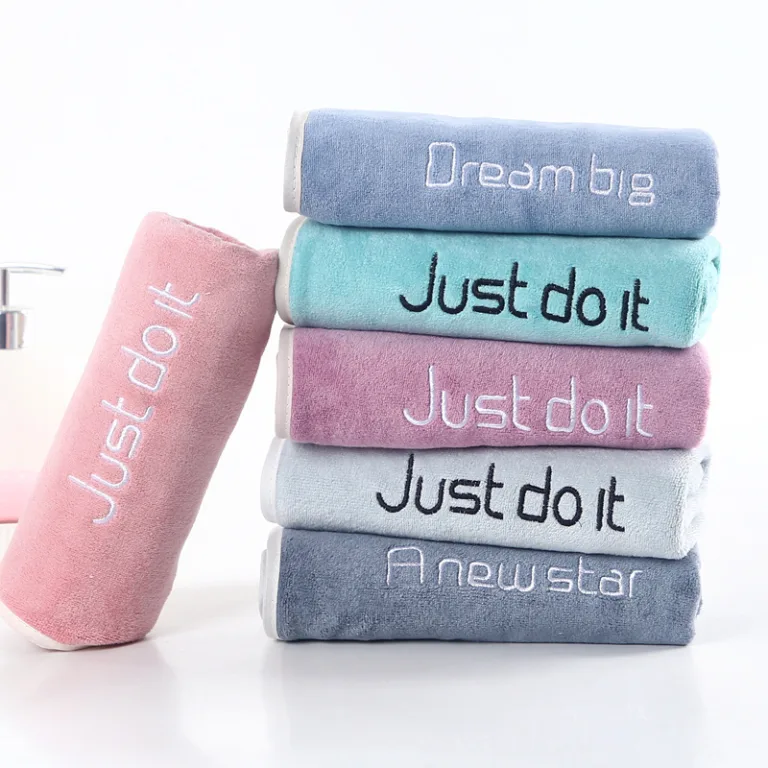 Embroidered Sports Towel for Training & Daily Use