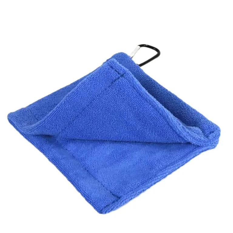 Microfiber Golf Towel with Pocket and Carabiner Clip8